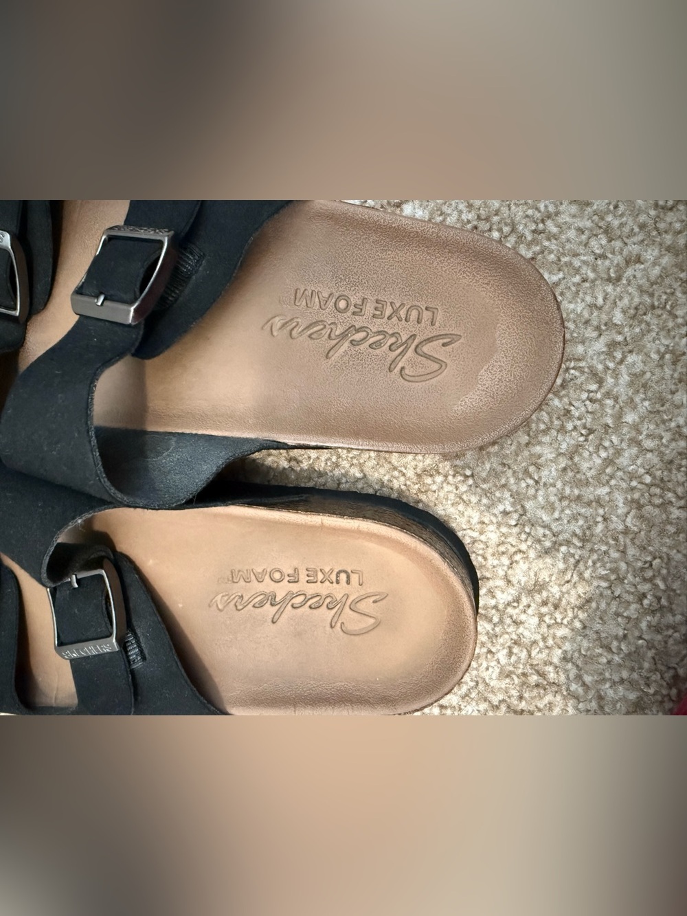 Skechers Womens Luxe Foam Comfort Sandal - Picture 3 of 3